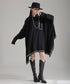 Studded Asymmetric Hem Shirt Dress